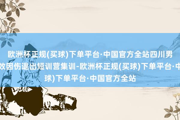 欧洲杯正规(买球)下单平台·中国官方全站四川男篮球员李金效因伤退出短训营集训-欧洲杯正规(买球)下单平台·中国官方全站
