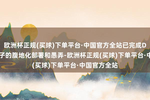 欧洲杯正规(买球)下单平台·中国官方全站已完成Deepseek模子的腹地化部署和愚弄-欧洲杯正规(买球)下单平台·中国官方全站