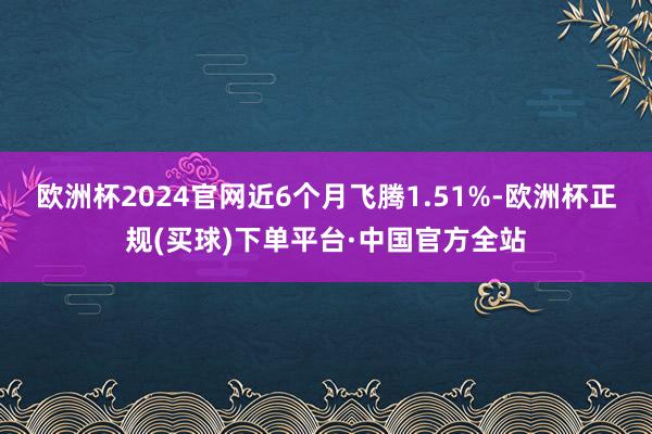 欧洲杯2024官网近6个月飞腾1.51%-欧洲杯正规(买球)下单平台·中国官方全站