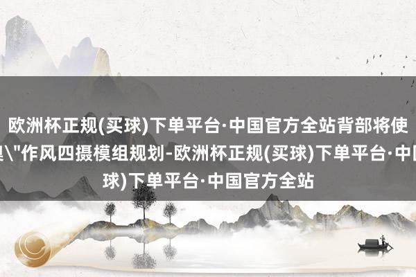 欧洲杯正规(买球)下单平台·中国官方全站背部将使用
